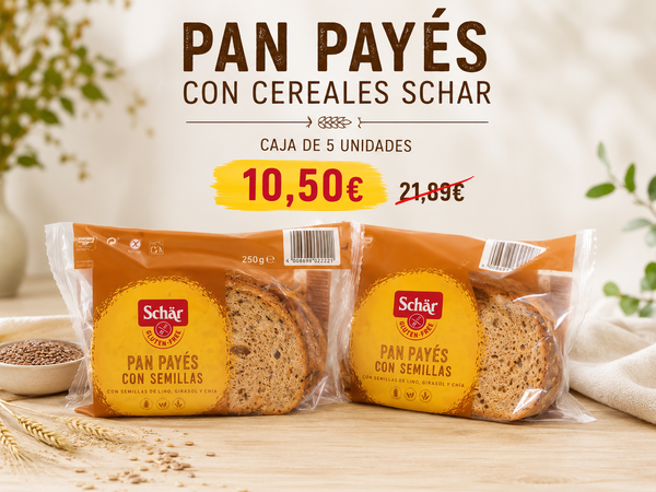 Caja pan payes con cereales