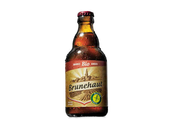 Cerveza sin gluten Brunehaut Bio Amber