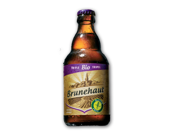 Cerveza sin gluten Brunehaut Bio Triple