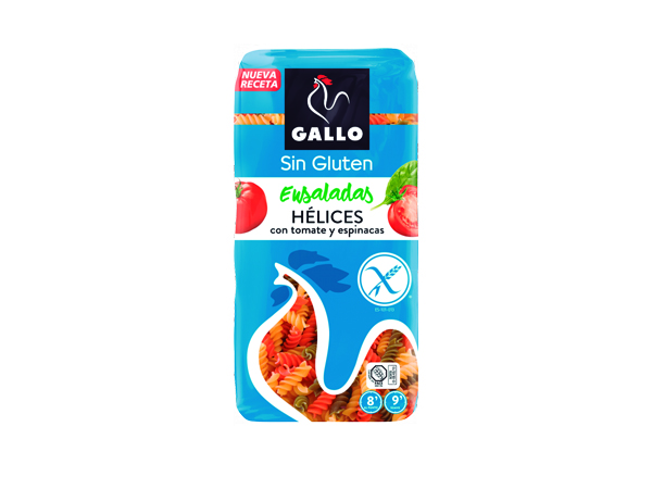 Helices Vegetales Sin Gluten Gallo