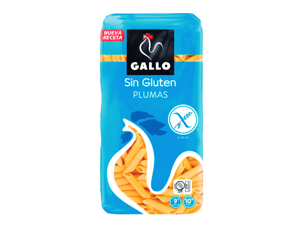 Plumas Sin Gluten Gallo