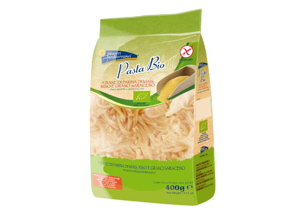 Pasta strozzapreti biológica Piaceri Mediterranei